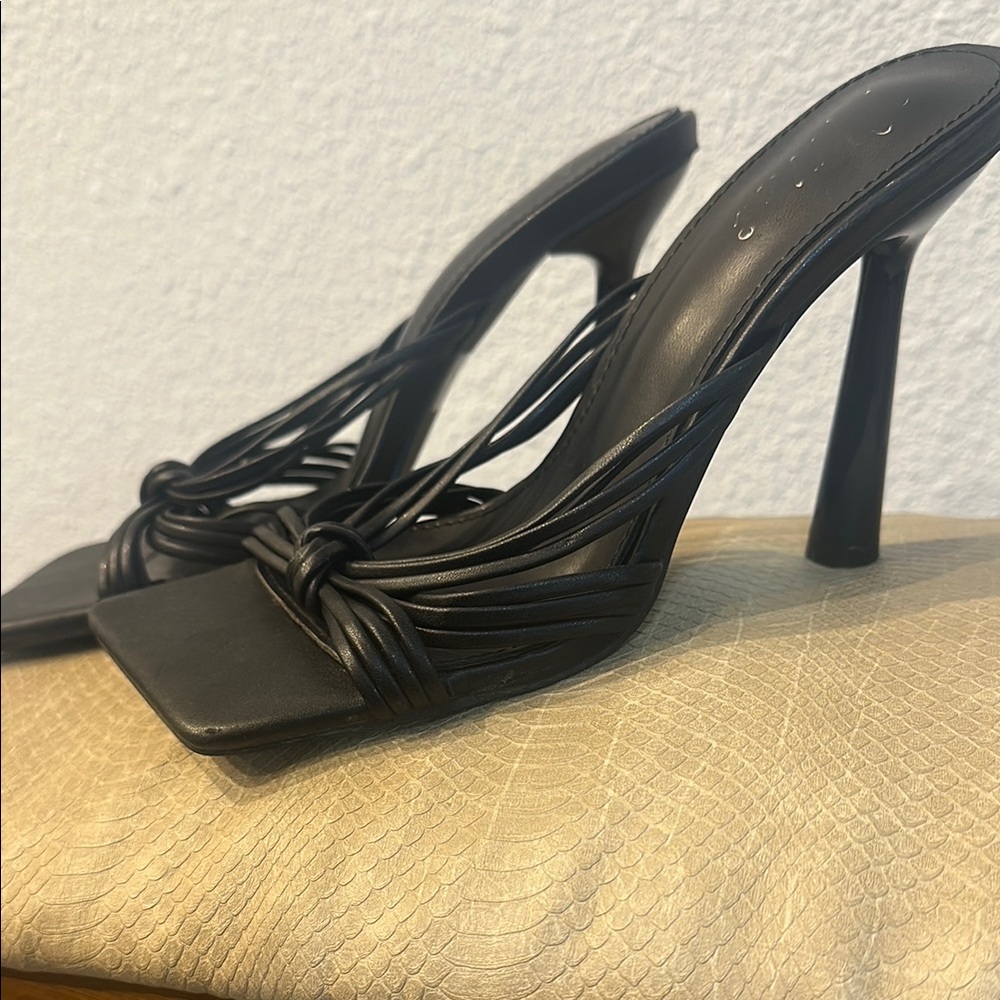 Black Mule Heels